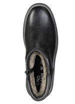 GINO GALANTE, gefütterte Herren-Stiefel, Winterschuhe, mit Lammfell SCHWARZ
