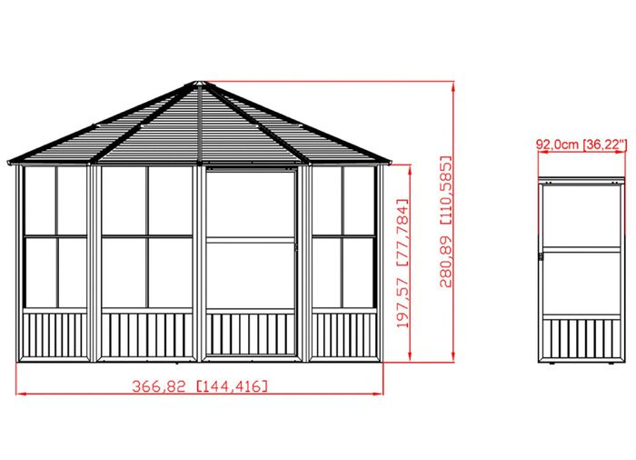 Pavillon &bdquo;Charleston&ldquo; 