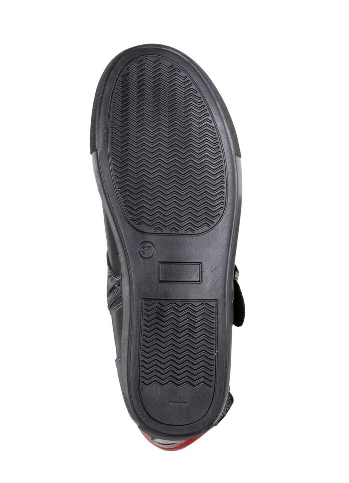 Andrea Conti Bootie mit zwei verstellbaren Zier-Schlie&szlig;en GRAU-ROT