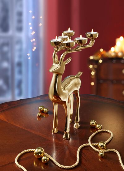 Teelichthalter &bdquo;Hirsch&ldquo; 