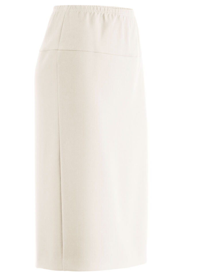 Rock in gerader Schnittführung BEIGE