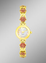 Auffallende Quartz-Damenuhr der Marke Pierre Chaubert 