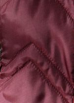 Jacke mit seitlicher Längssteppung BURGUND-SCHWARZ