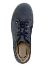 GINO GALANTE Schnürschuh aus bestem Rind-Nubukleder MARINE