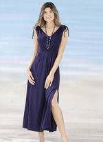 Laurina Kleid mit raffbaren Trägern 