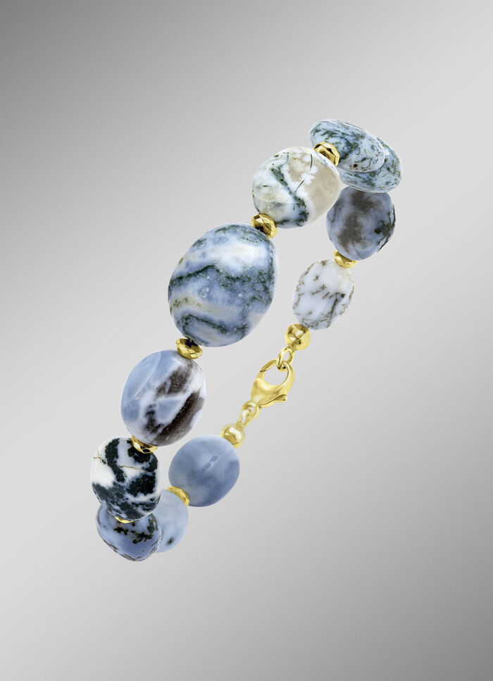 Strahlende Garnitur mit Opal und Hämati 