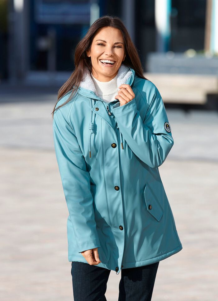 Funktionsjacke mit Teddyfutter 