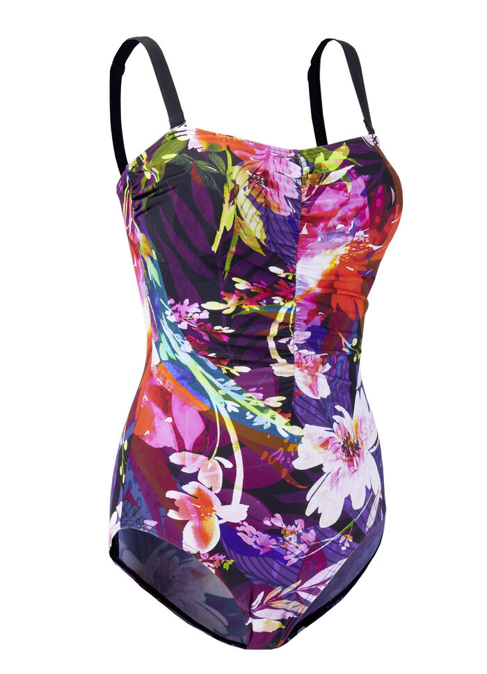 Laurina Badeanzug mit abnehmbaren Trägern und Halbkorsage 