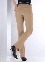 Magic-Jeans in 5-Pocket-Form COGNAC