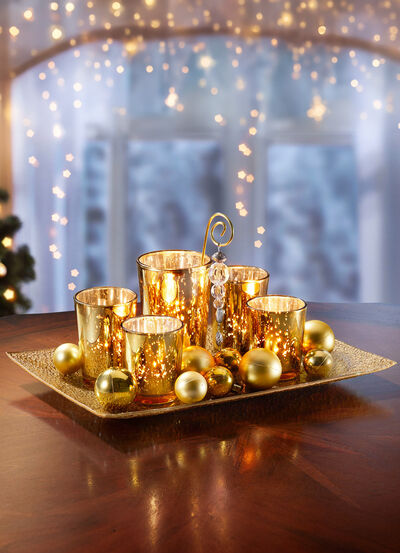 Glas-Kerzenhalter 18-teilig 