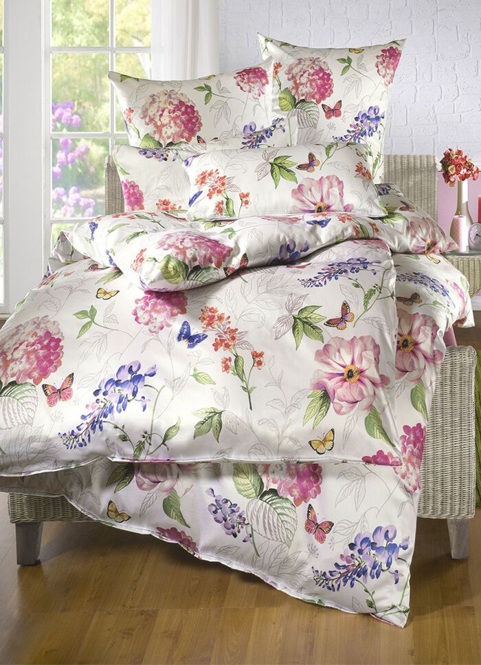 Bettw&auml;sche-Garnitur aus 100% mercerisierter Baumwolle 