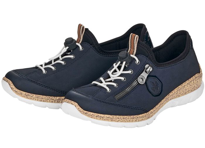 Rieker, sportliche Damen-Sneaker, mit MemoSoft Decksohle 