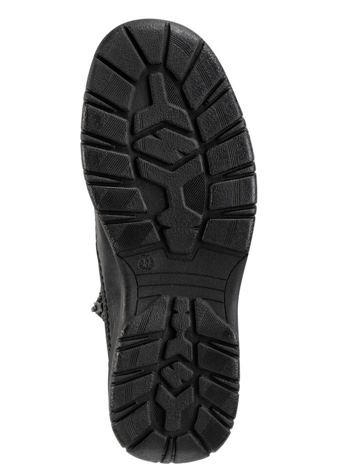 GINO GALANTE, gefütterte Herren-Stiefel, Winterschuhe, mit Lammfell SCHWARZ