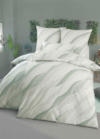 Bettw&auml;sche-Garnitur in Flanell-Qualit&auml;t 