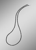 Diamant-Halskette mit einem Brillant 