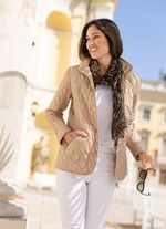 Jacke mit dekorativer Stickereizier 