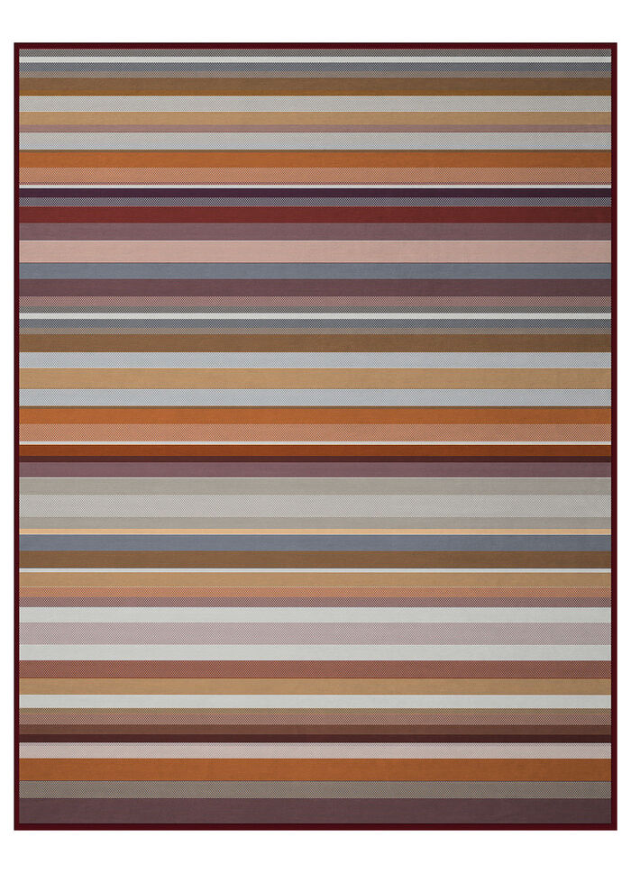 Schlafdecke mit Veloursbandeinfassung MULTICOLOR