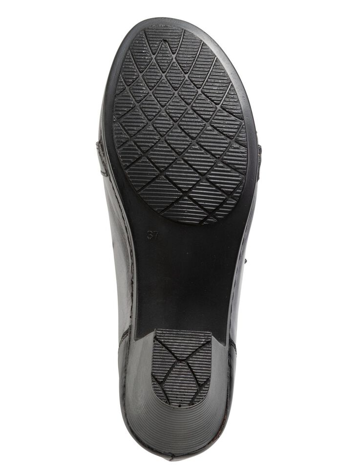 Gemini Schn&uuml;r-Trotteur aus teilweise schattiertem Nappaleder GRAU-SCHWARZ