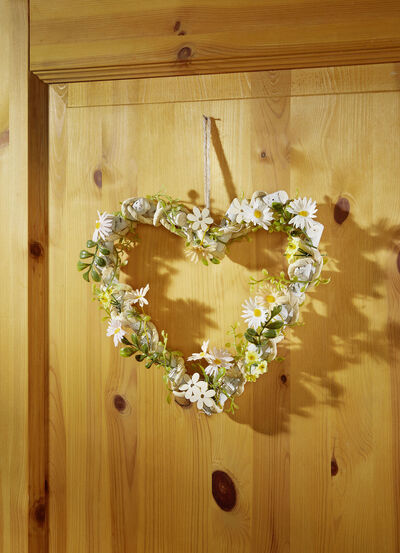 Weidenherz mit Aufhängeband 