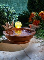 Vogeltr&auml;nke mit Solarkugel 