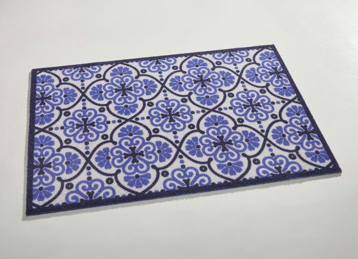 Fu&szlig;matte mit rutschhemmender Latex-R&uuml;ckseite 