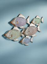 Maritime Wanddekoration aus Metall 