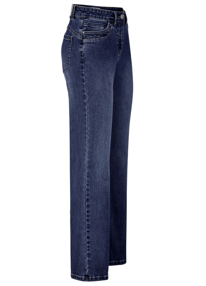 Jeans in 5-Pocket-Form DUNKELBLAU