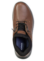 Komfortable Herren-Slipper, Weite H, mit herausnehmbarem Fu&szlig;bett KASTANIE