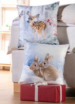 Samtweiche Kissenbez&uuml;ge mit Rei&szlig;verschluss 