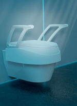 Toilettensitzerhöhung mit Armlehnen 