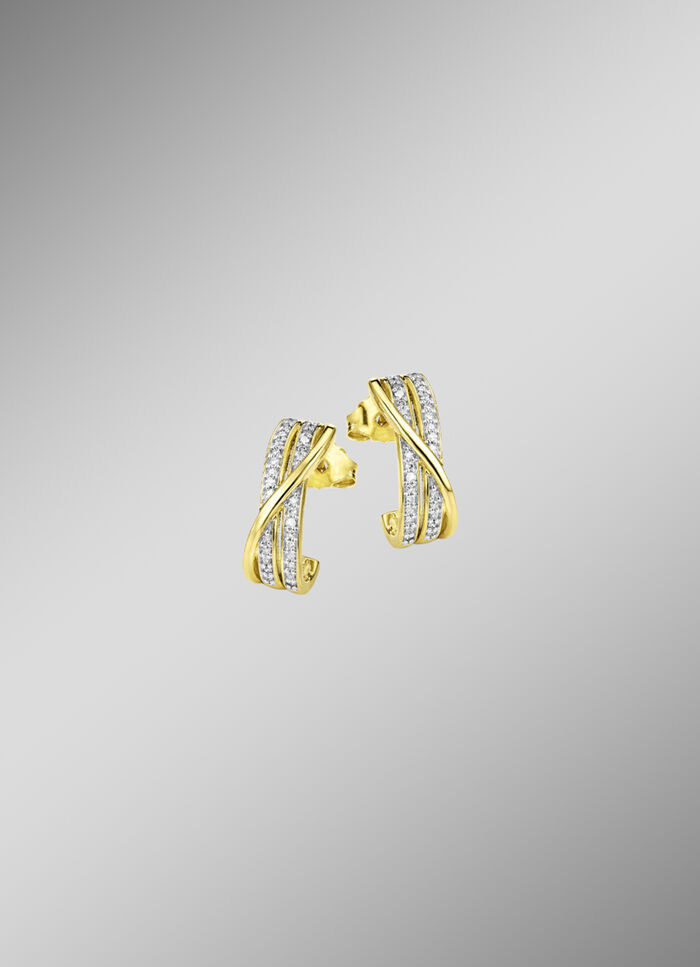 Ohrstecker mit Diamanten 