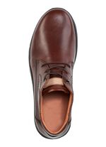 Schn&uuml;r-Boots aus schattiertem Rind-Nappaleder 