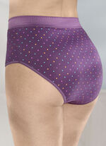 Fünferpack Formslips mit buntem Punktedessin 