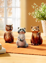 Handbemalte Waldtiere, 3er-Set 