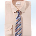 "Milano Italy"-Hemd mit Brusttasche in 5 Farben APRICOT