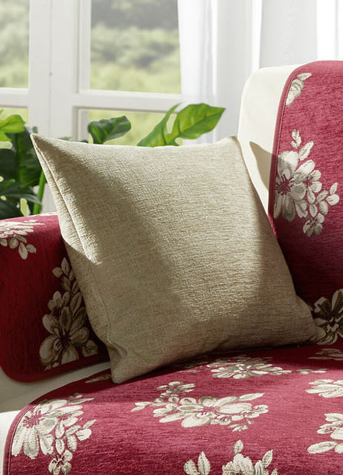 Kissenbezug in Chenille-Qualität BEIGE