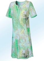 Nachthemd, knielang mit Knopfleiste 