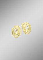 Mattierte Clipstecker mit Zirkonia 