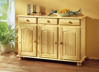 Anrichte aus massivem Kiefernholz 