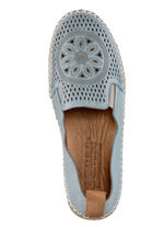 Gemini, sommerliche Damen-Slipper, Weite G, mit herausnehmbarem Fußbett JEANS