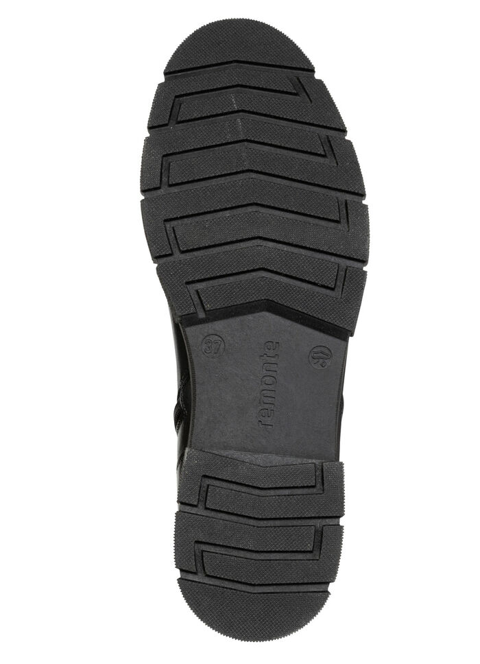 Remonte, modische Damen-Stiefeletten, Winterschuhe, Weite G, mit Reißverschluss SCHWARZ-BRAUN