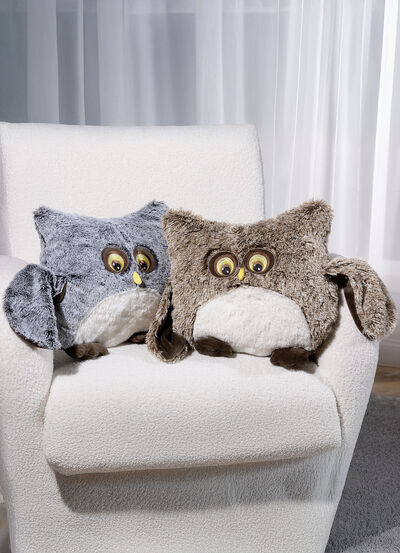 Niedliches Eulen-Deko-Kissen 