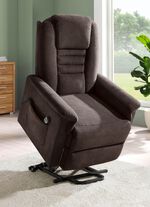 TV-Sessel mit Motor und Aufstehhilfe DUNKELBRAUN
