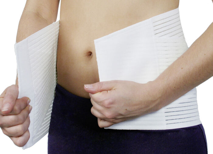 Orthopädischer Bauch- und Rückenstützgürtel mit Outlast 