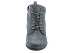 Waldl&auml;ufer Schn&uuml;r-Stiefelette mit floraler Pr&auml;gung 