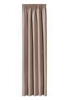 Energiespar-Verdunkelungsschals in Leinenoptik BEIGE