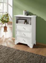 Schubladenkommode im Landhaus-Stil WEISS