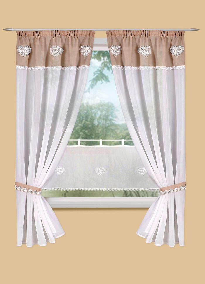 Kurzstore mit H&auml;kelborten-Abschluss 