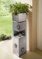 Pflanzs&auml;ule Sol aus rostfreiem Edelstahl 