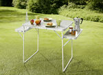 Campingtisch mit 2 Ablagen 